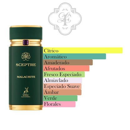 Sceptre Malachite - MAISON ALHAMBRA